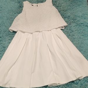 Ally B kids white dress